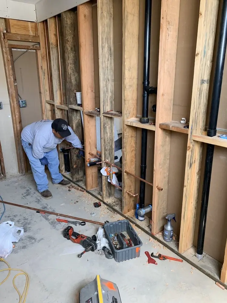 Commercial rough-in plumbing for Trenchless Sewer Repair in River Ridge Estates